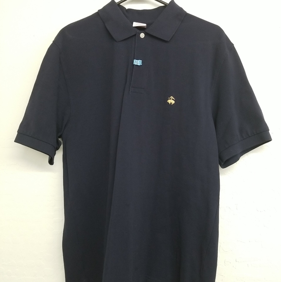 Brooks Brothers polo shirt medium navy blue - Picture 1 of 3